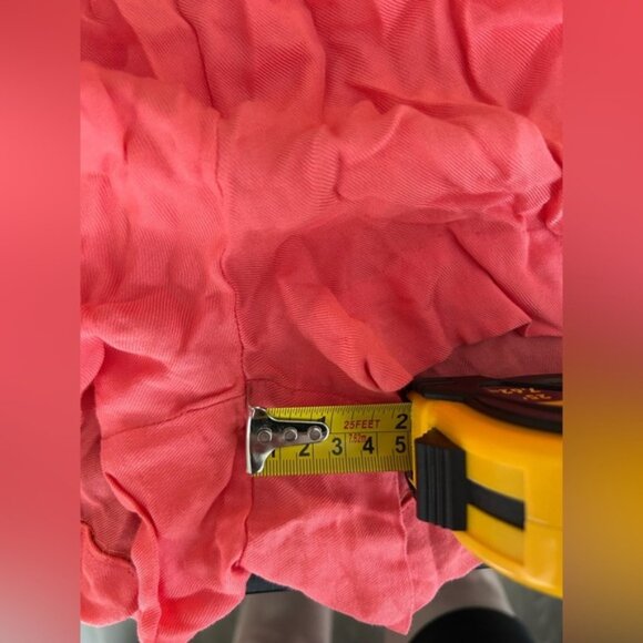 Aritzia Talula Shorts High Rise Waist elastic waistband Coral Pink Flowy Small - Picture 15 of 16